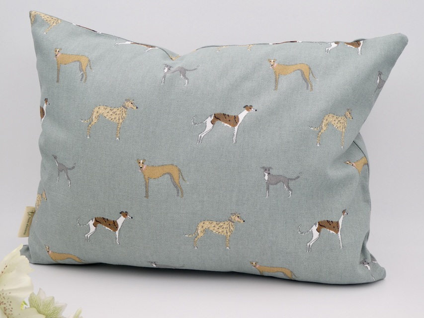 Greyhound, Lurcher, Whippet, Speedy Dogs Cushion