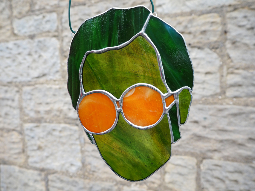 Elton John Stained Glass Sun Catcher