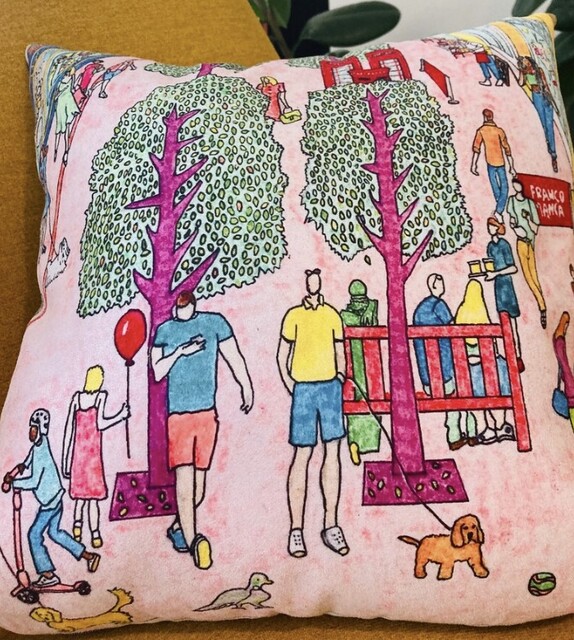 Cushion - The Promenade, Cheltenham