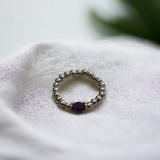 Amethyst Gemstone Ring