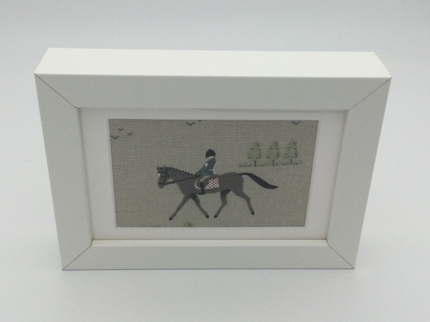 Horse Rider, Green Jacket Fabric Picture