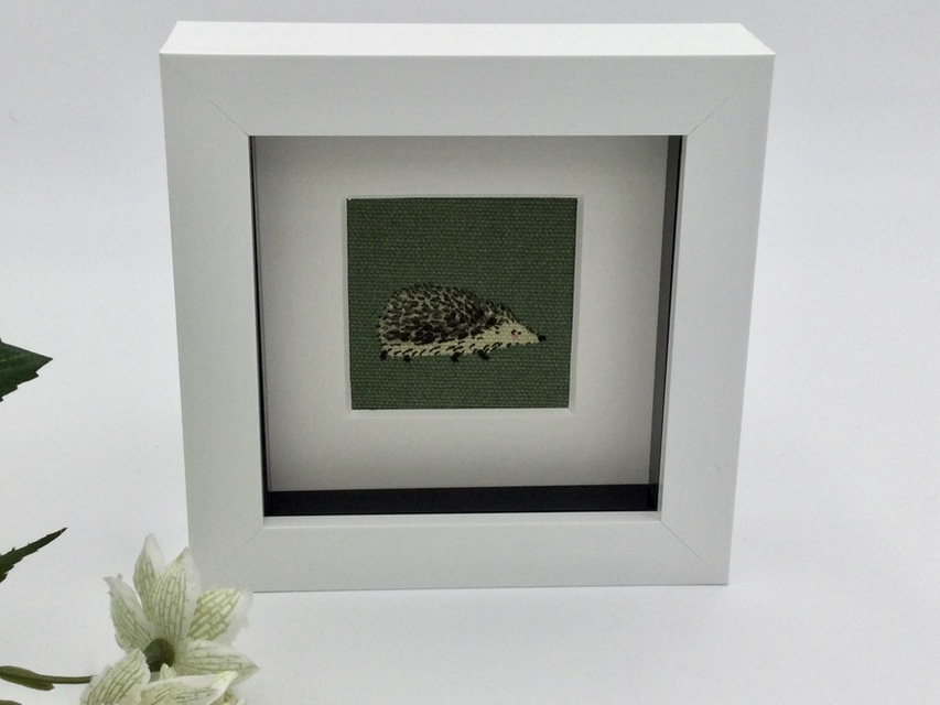 Hedgehog Textile Picture